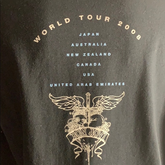 Bon Jovi Tour Shirt 2008 Lost Highway - Picture 4 of 7